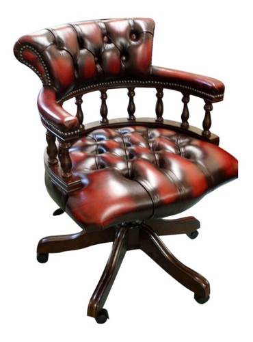Chesterfield captains desk - chesterfield,