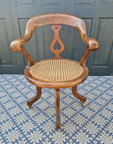Victorian walnut captain - victorian, captain's