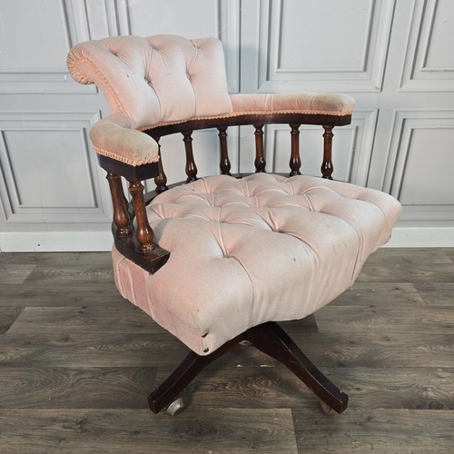 Vintage captains desk chair - captains,